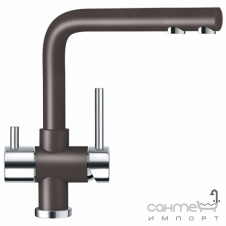Смеситель для кухни Schock Wellus 70001 гранит в цвете Cristadur 22 moonstone