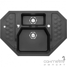 Гранитная кухонная мойка Alveus Sensual 60 1108256 G02M pebble