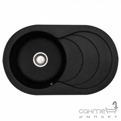 Кухонна мийка оборотна Longran Cascade 1.0 GM Volcano Black Житомир