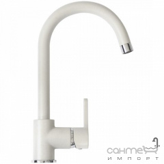 Смеситель для кухни Schock Aquaalto 714000 эмаль в цвете Cristadur 92 avorio Буча