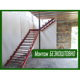 Сходовий каркас сходів з поворотом міцний зварний Legran