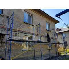 Строительные рамные леса комплектация 4х9 (м) Техпром Курень