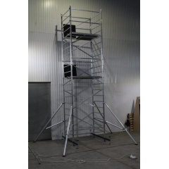 Вышка-тура алюминиевая базовый комплект с надстройкой ВТ10 Стандарт Васильевка