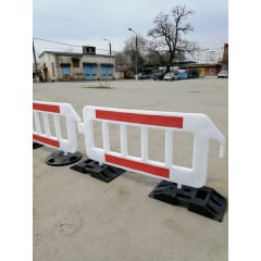 Дорожній бар`єр пластиковий штакетного типуДорожній бар`єр мобільний пластиковий пластиковий штахетного типу Стандарт Тернопіль