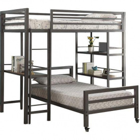 Двухъярусная кровать Loft в стиле LOFT (NS-226)