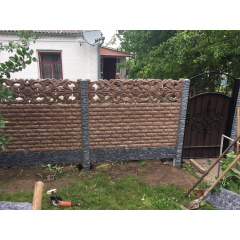 евро забор бетонный фагот янтарь 2 Киев