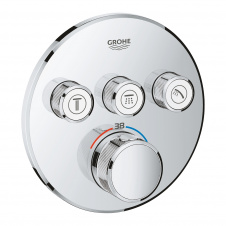 GROHE SMARTCONTROL термостат для душа/ванны с 3 кнопками накладная панель
