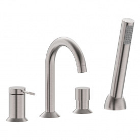 IMPRESE BRENTA смеситель для ванны врезной, никель