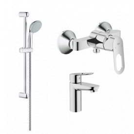 GROHE BAULOOP набор смесителей для душа (23337000+23634000+27598001)