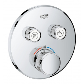 GROHE SMARTCONTROL термостат для душа внешняя часть на 2 выхода хром
