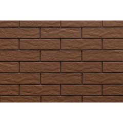  Фасадные термопанели 50мм с клинкерной плиткой CERRAD Brown Rust Дніпро