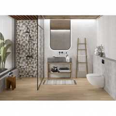 Керамическая плитка для стен Cersanit Denize Light Grey Structure 20х60 см Полтава