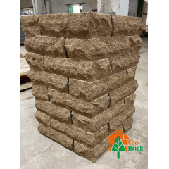 Цегла облицювальна пустотіла ECOBRICK скеля, мармур коричнева Хмельницький