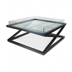 Кофейный журнальный столик в стиле LOFT (NS-568)