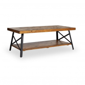 Кофейный журнальный столик в стиле LOFT (NS-485)