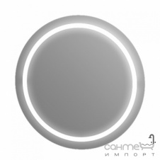 Кругле дзеркало у ванній кімнаті Ювента Arizona Round 60 з LED підсвічуванням та вимикачем