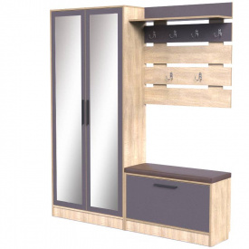 Прихожая Тиса Мебель Прихожая-38 Сонома Графит