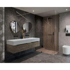 Керамогранитная плитка Paradyz Marvelstone Light Grey Heksagon Gres Szkl. Mat. G1 19,8х17,1 см Херсон