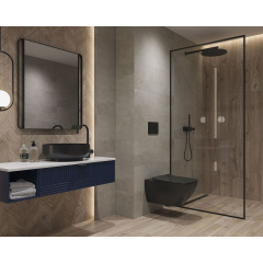 Керамогранитная плитка Paradyz Wildland Dark Dekor Chevron Lewy G1 14,8х88,8 см Житомир