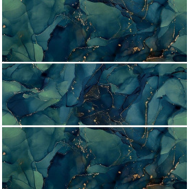 Керамическая плитка Paradyz Nightwish Uniwersalny Panel Szklany Navy G1 25х75х3 см