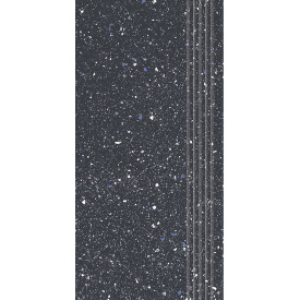 Плитка для ступеней Paradyz Moondust Antracite Stopnica Prosta Nacinana Mat. G1 29,8х59,8 см