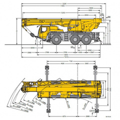 Оренда автокрана Liebherr 50 т 1050 Мукачево
