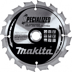 Пильный диск Makita Specialized по дереву с гвоздями 165x20мм 16T (B-09329) Хмельницький