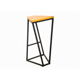 Стул барный GoodsMetall в стиле ЛОФТ 750х350х350 "Пифагор"