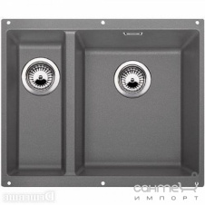 Гранитная кухонная мойка на полторы чаши Blanco Subline 340/160-U Silgranit 523563 правая, жасмин