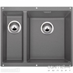 Гранитная кухонная мойка на полторы чаши Blanco Subline 340/160-U Silgranit 523563 правая, жасмин Ірпінь