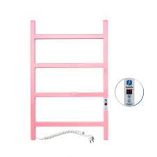 Полотенцесушитель электрический Navin Nordic 500х800 Pink Digital, левый, розовый (с таймером) 10-941152-5080