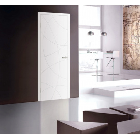 Міжкімнатні двері Оміс Геометрія біле 600х900х2050 мм