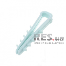 Дюбель-ёлка 6мм/плоский кабель WAVE