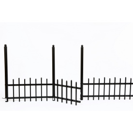 Заборчик Металлический ФИДЖО 440x900 Черный