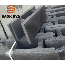 Блок опалубковий 190х190х500 мм (незнімна опалубка)