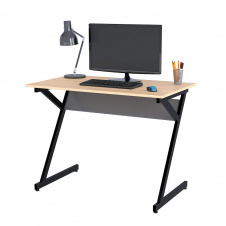 Компьютерний стіл Loft-design L-7 100х60х80 см у кольорі дуб-борас
