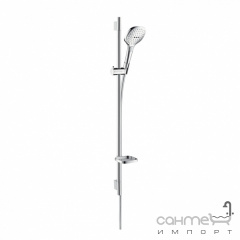 Душевой гарнитур Hansgrohe Raindance Select E 120 EcoSmart / Unica’S Puro 0,90м 26623400 белый/хром Хмельницький