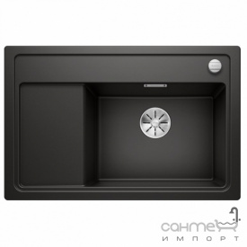 Гранитная кухонная мойка Blanco Zenal XL 6 S Compact чаша справа 523776 алюметалик
