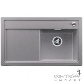Гранитная мойка с сушкой Blanco Zenar 45S 523711 правая, алюметаллик