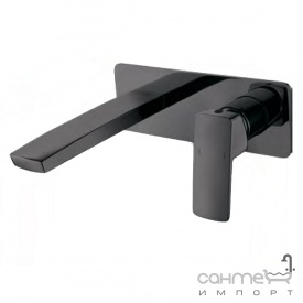 Смеситель для раковины скрытого монтажа Imprese Grafiky ZMK041807030 черный