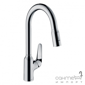Смеситель для кухни с выдвижным изливом Hansgrohe Focus M429-H220 71800000 хром