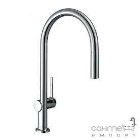 Смеситель для кухни с выдвижным изливом Hansgrohe Talis 1jet 72803000 хром