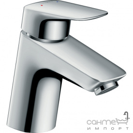 Смеситель для раковины с донным клапаном Hansgrohe Logis 71077000 хром