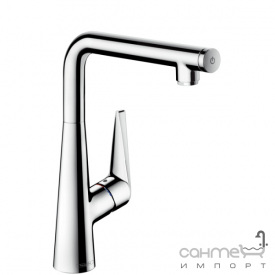 Смеситель для кухни с кнопкой управления Hansgrohe Talis Select S 72820000 Хром