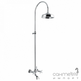 Смеситель для ванны с душевой стойкой Bugnatese Revival 401C DO золото