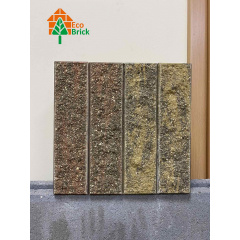 Кирпич облицовочный пустотелый ECOBRICK колор-микс мраморный Шостка