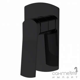 Смеситель для душа скрытого монтажа Volle Solo 1510.101404 de la noche матовый черный