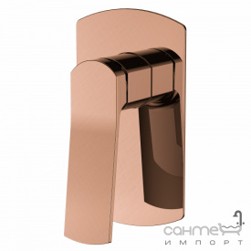 Смеситель для душа скрытого монтажа Volle Solo 1510.101421 cepillado bronze бронза