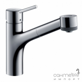 Смеситель для кухни с вытяжным изливом Hansgrohe Talis M52 73860000 хром