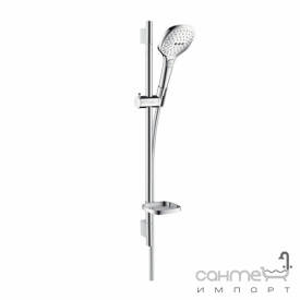 Душевой гарнитур Hansgrohe Raindance Select E 120 / Unica’S Puro 0,65м 26620400 белый/хром